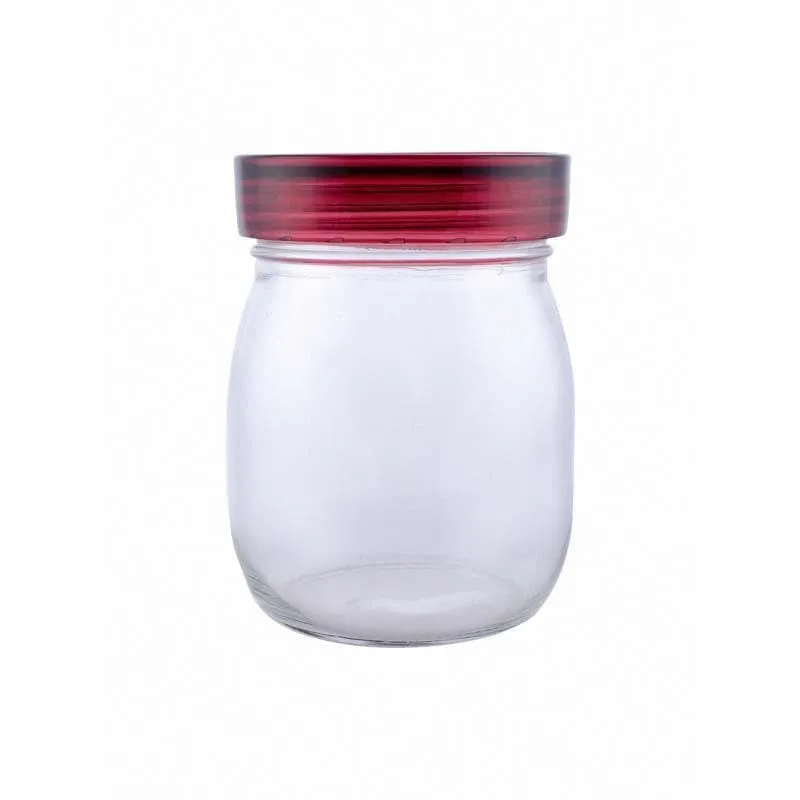 Revo Round Storage Jar With Lid (800 mL Each) - Set Of Two media 4