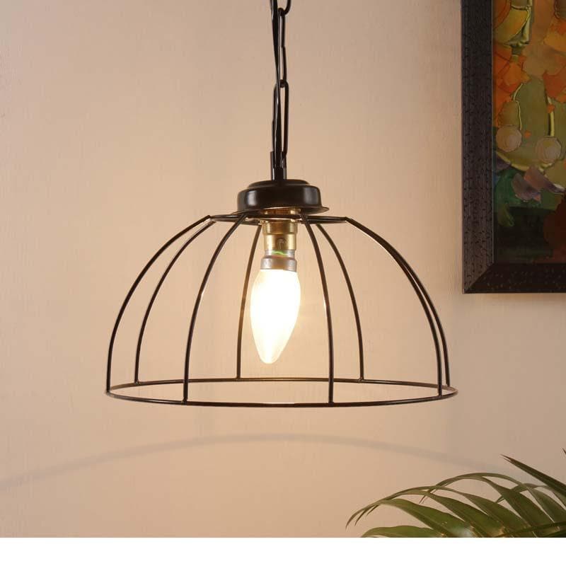 Inverted Umbrella Metal Ceiling Lamp