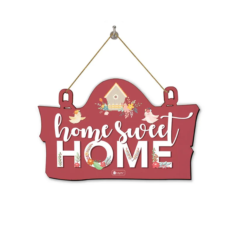 Sweetest Home Wooden Wall Accent - Red media 4