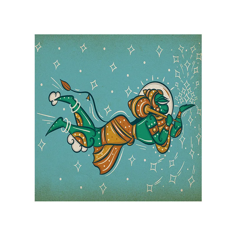 Pavanputra Wall Painting media 4