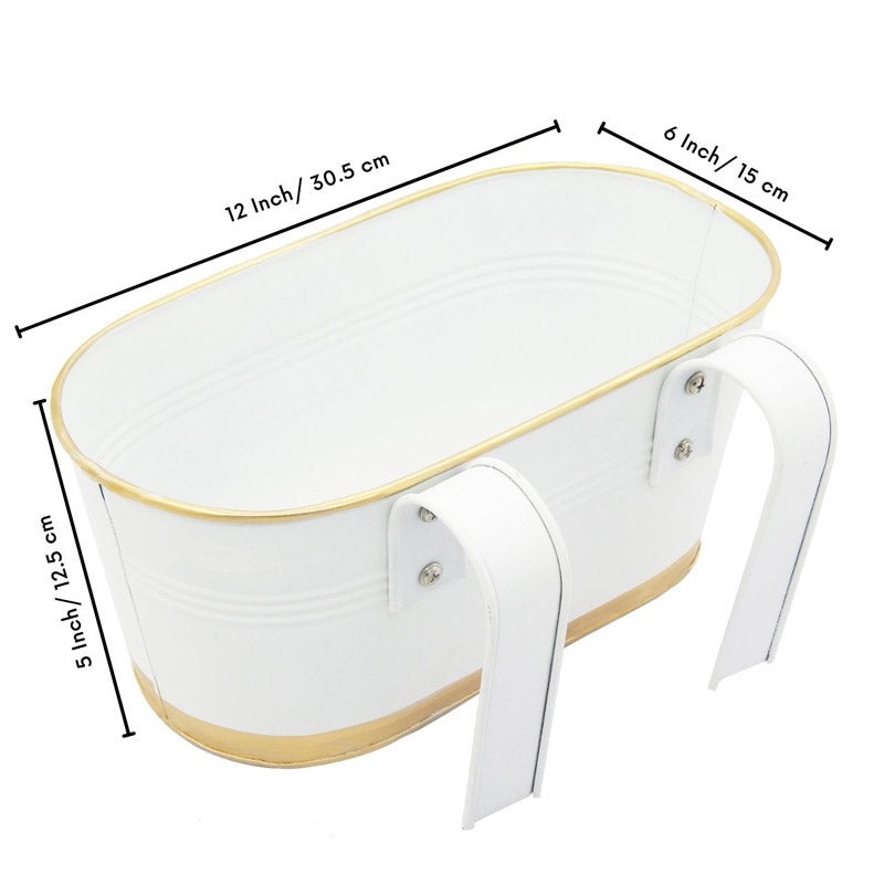Emelie White Planter - Set Of Six media 5