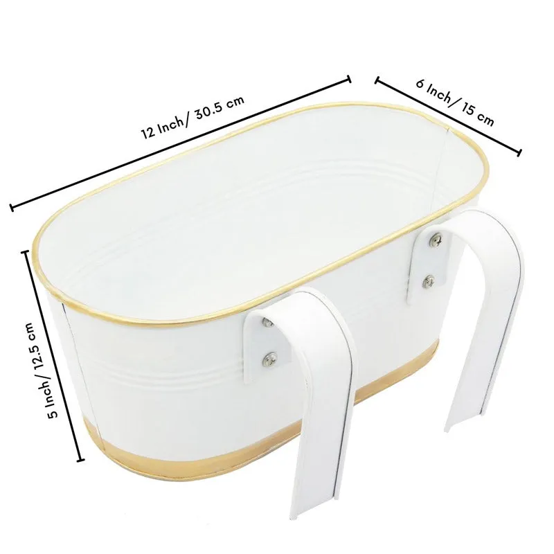 Emelie White Planter - Set Of Six media 4