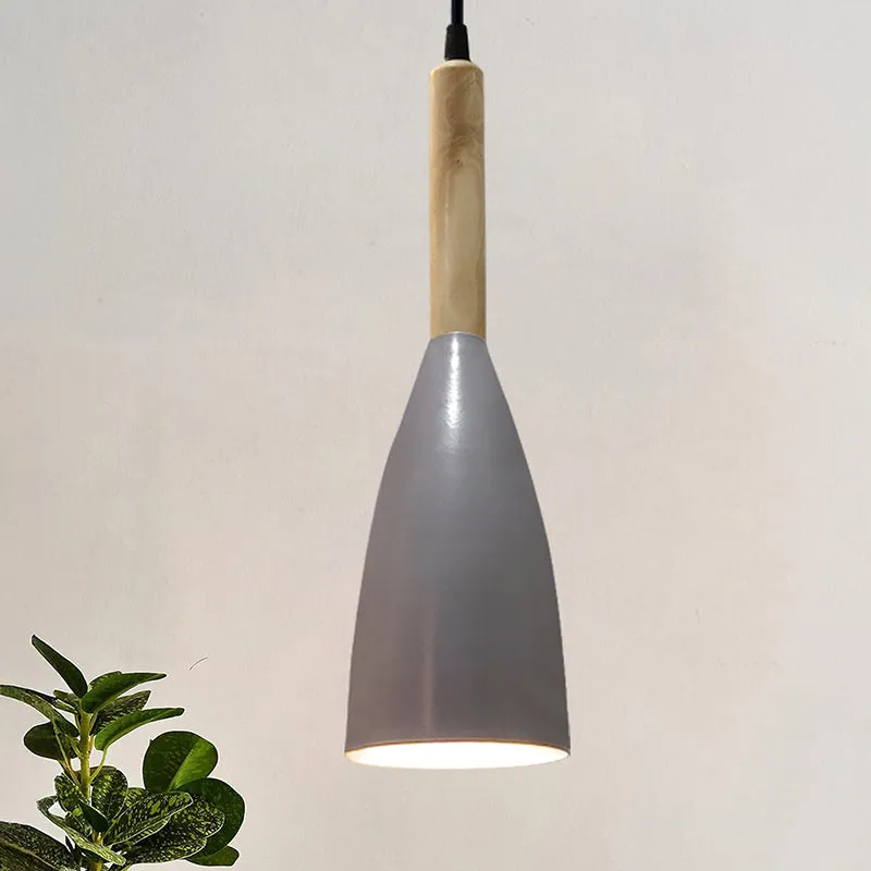 Mistry Metal Ceiling Lamp - Grey media 1
