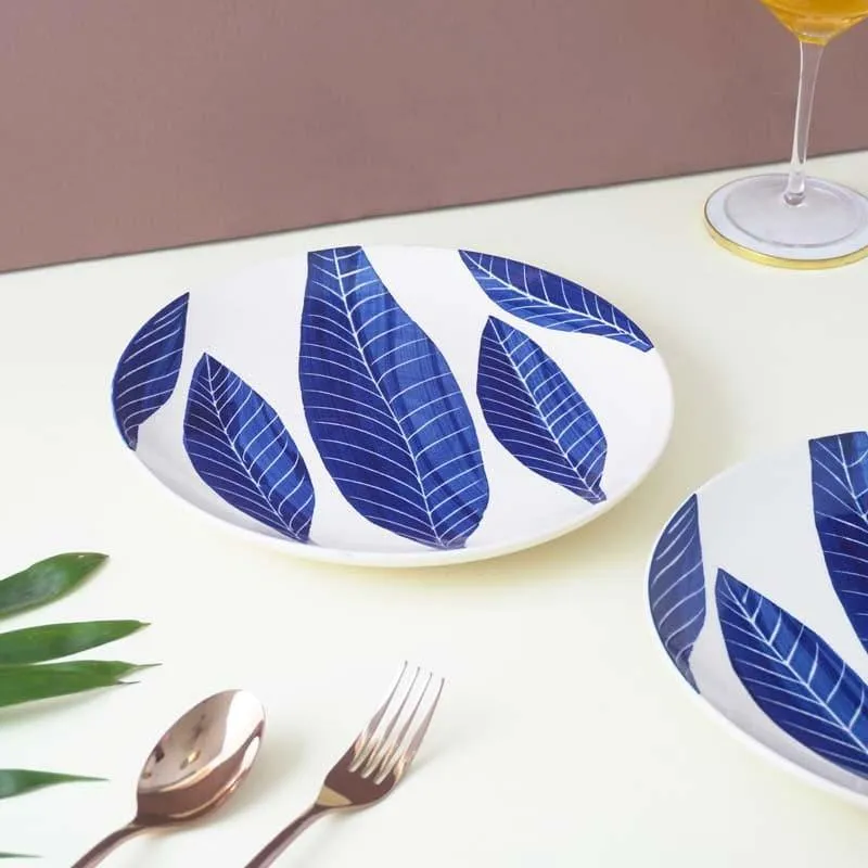 Foliole Ceramic Dinner Plate - Set Of Two media 3