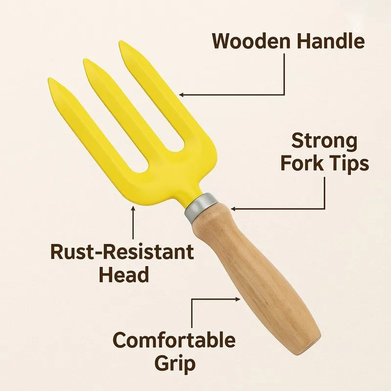 Gardenix Iron Planting Scoop - Yellow media 4