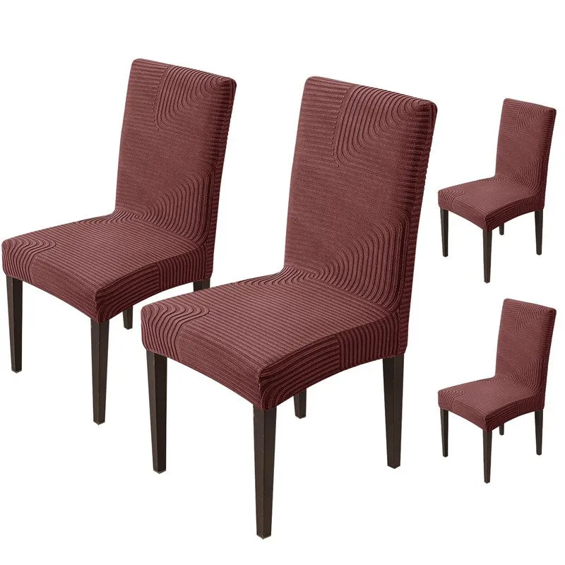 Lunara Polyester Chair Cover - Set Of Four media 3