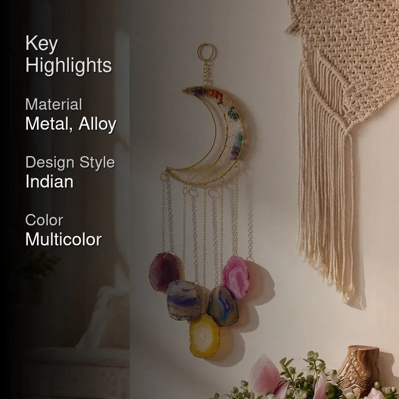 Lunar Crystal Cascade Metal Dreamcatcher media 2