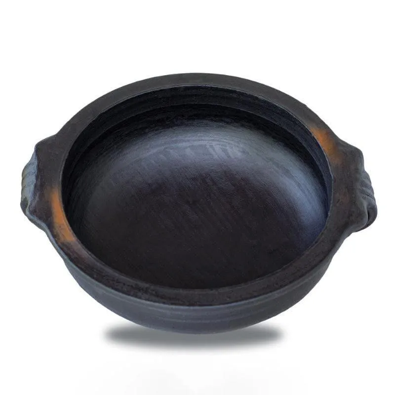 Dilaab Urali Clay Pot Black 1000 mL / 8 Inches media 3