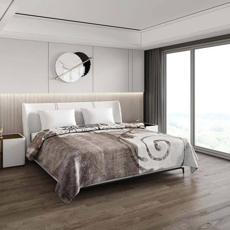 Monte Carlo Serene Swirl Blanket - 800 GSM media 1