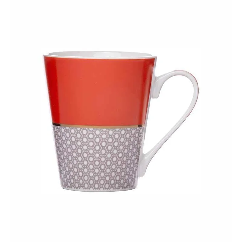 Honeycomb Porcelain Coffee Mug (320 mL Each) - Set of Two media 4
