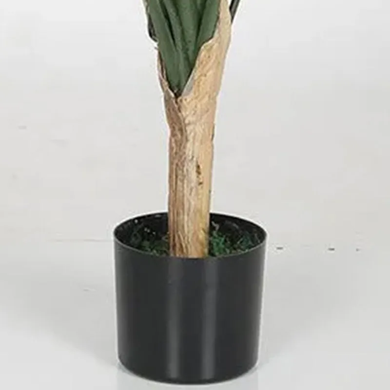 Tropika Artificial Monstera Plant With Black Plastic Pot - 3.6 Feet media 4