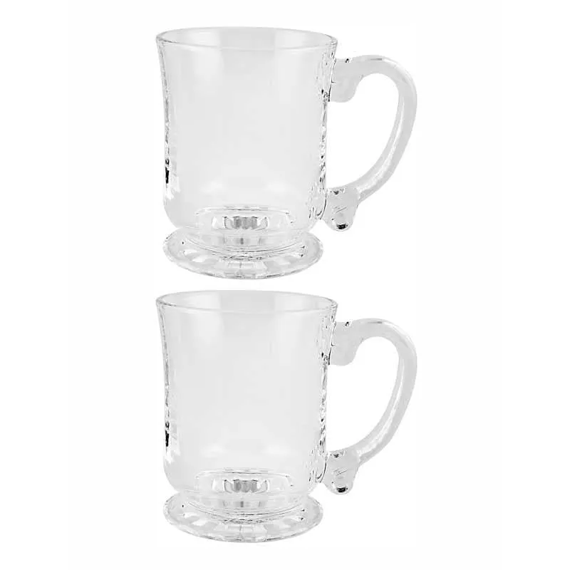 Timothy Glass Tea Cup (135 mL Each) - Set of Two media 3