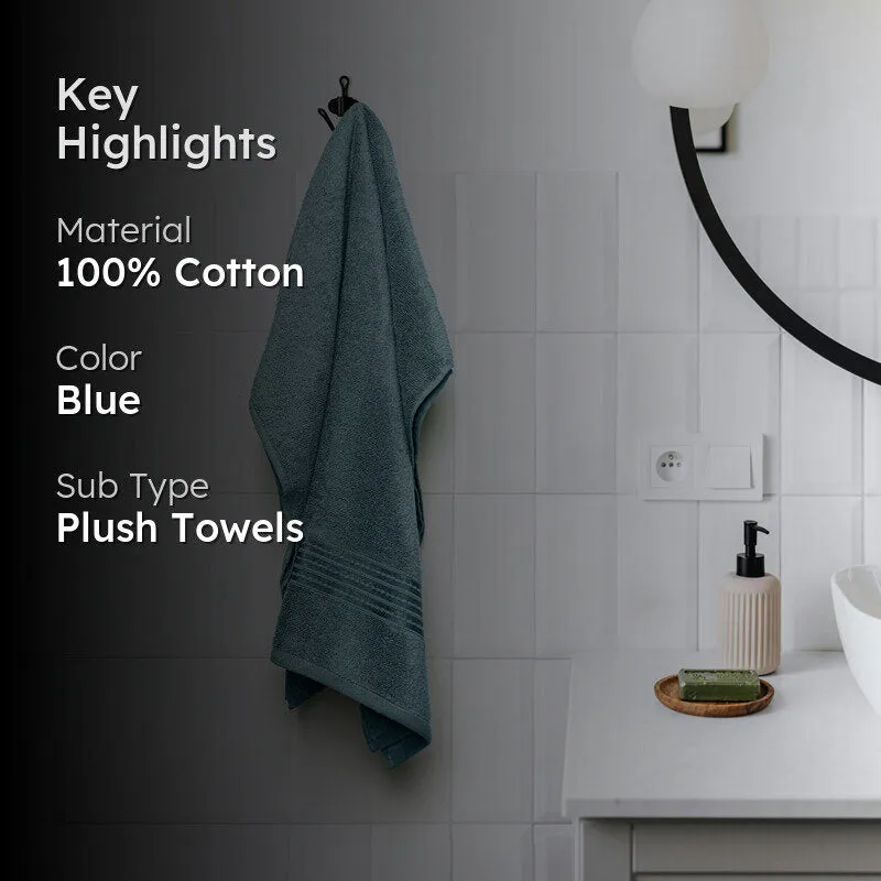 Micro Cotton LuxeDry Soothe Bath Towel - Light Blue media 2