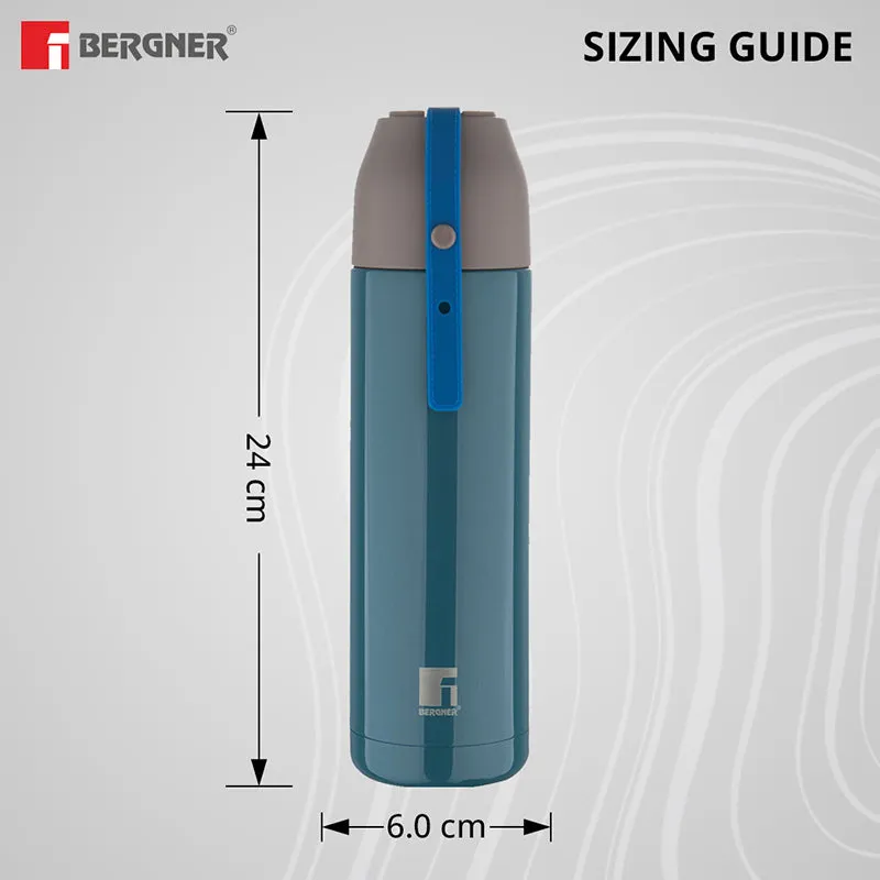 Bergner Oryn Double Walled Hot & Cold Flask (Blue) - 500 mL media 8