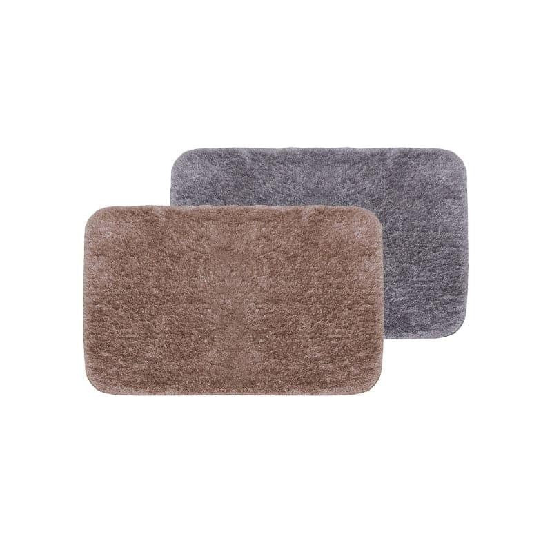 Foot Mate Anti Slip Bathmat (Grey & Mocha) - Set Of Two media 3