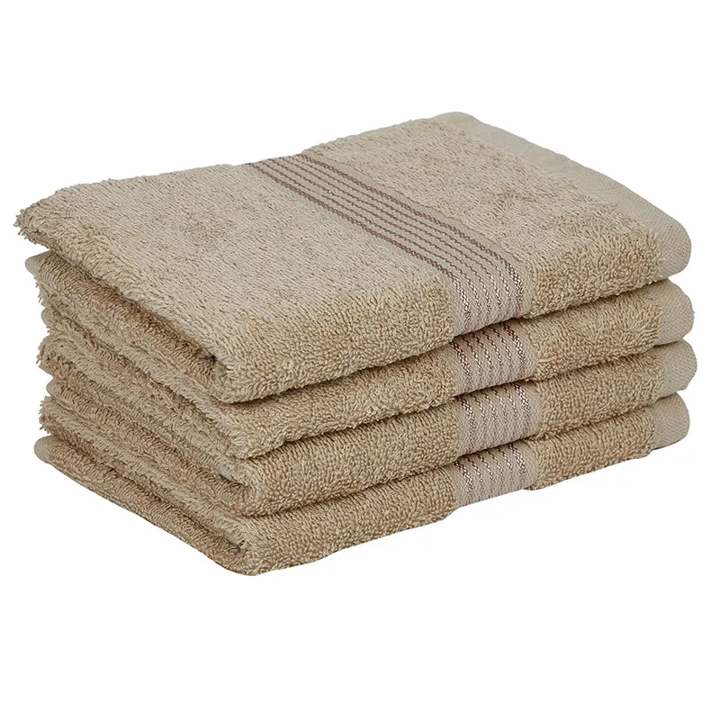 Eva Quick Dry Hand Towel (Taupe) - Set Of Four media 3