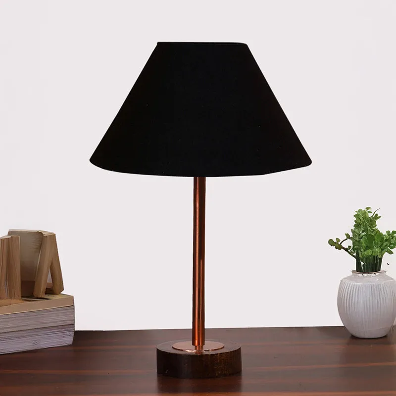 Cotin II Rodin Wooden Table Lamp - Black,Copper,Brown media 3