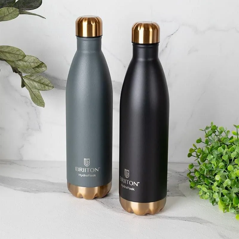 Ferusa Insulated Stainless Steel Thermos Bottles (750 mL Each) - Set of Two media 1