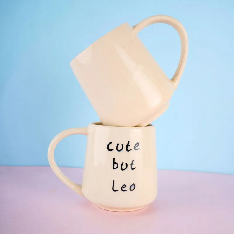 Cute But Leo Coffee Mug (250 mL) media 1