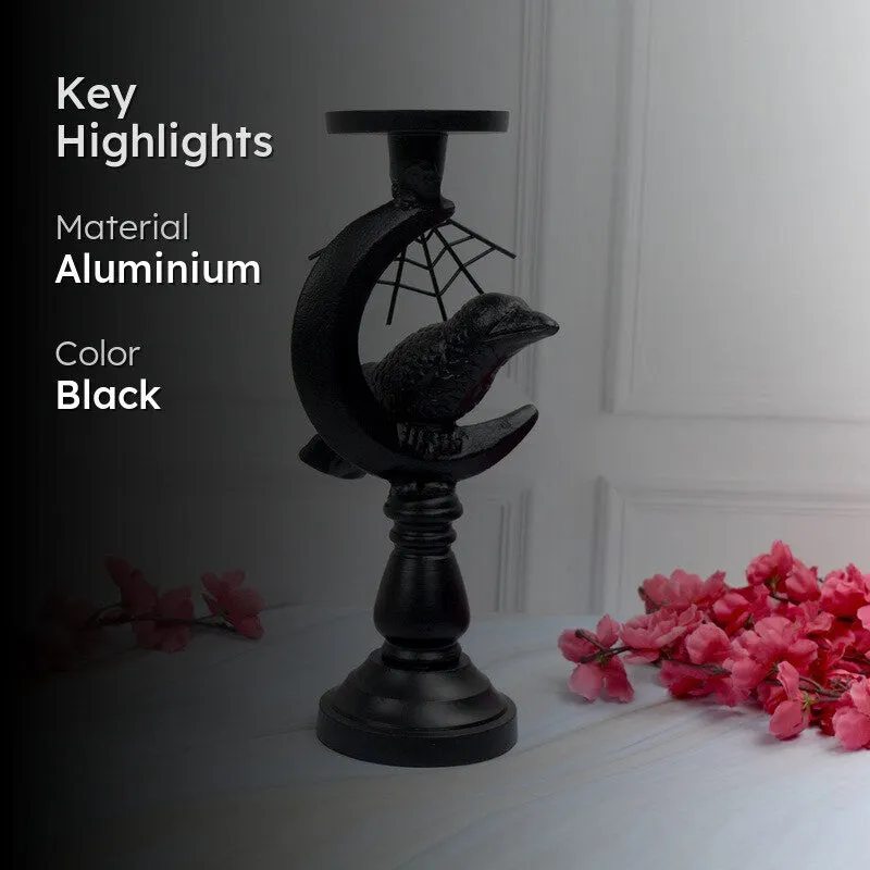 Shadow Bird & Moon Candle Holder media 2