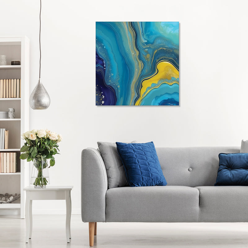 Glaze Flow Canvas Wall Art
