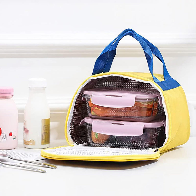 Bus Time Polyester Lunch Bag - Yellow media 4