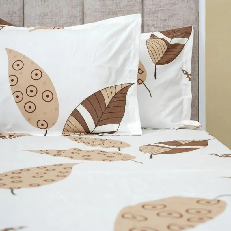 Leafie Stemsy Bedsheet - 140 GSM media 4