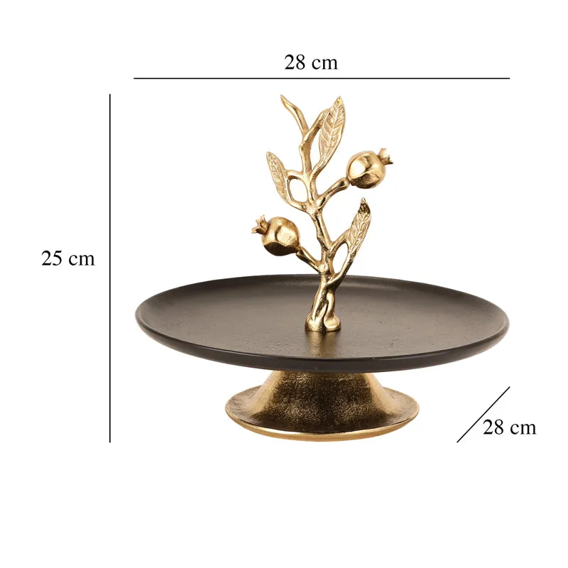 Pomegranate Delica Cake Stand - Black & Gold media 4