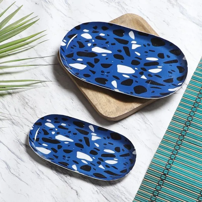 Chiva Metal Iron Platter - Set of Two media 1