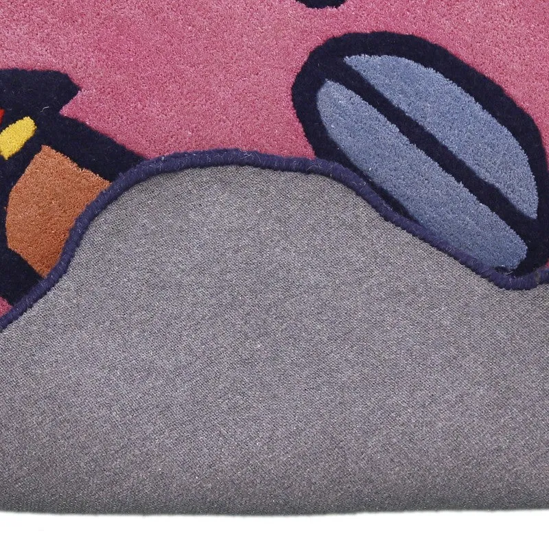 Chubby Wool Carpet - Pink media 5