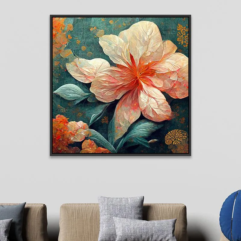 Contemporary Abstract 3d Flower Wall Painting media 4