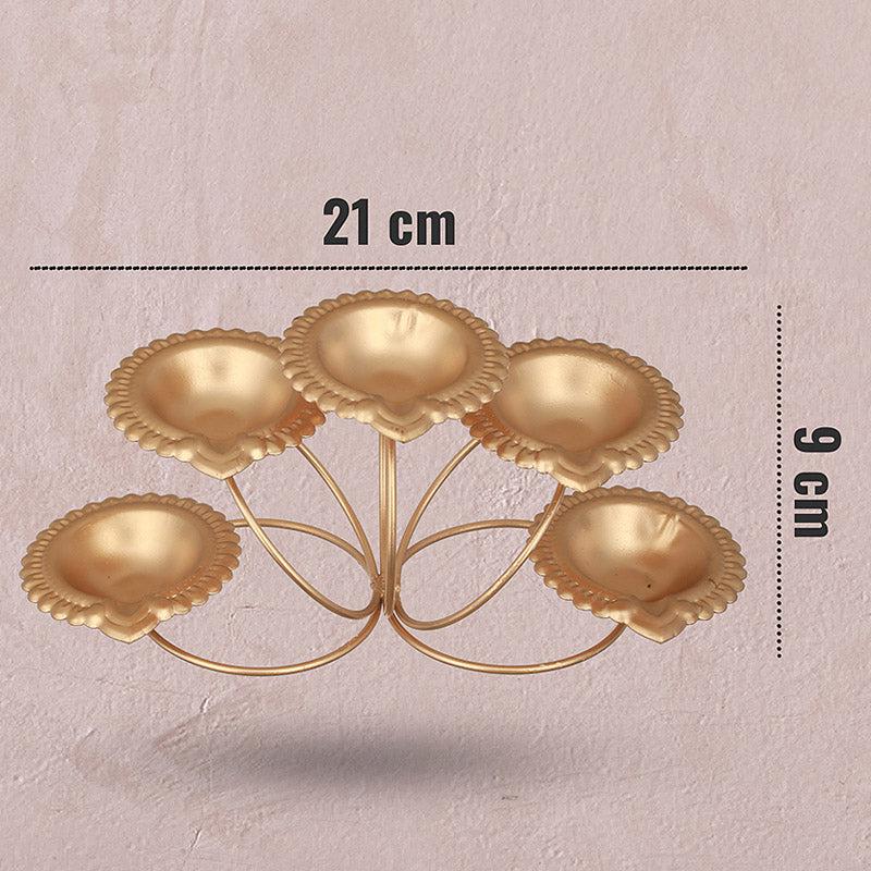 Amala Tealight Candle Holder - Gold media 5