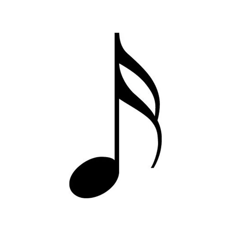 Semibreve Musical Note Black Iron Wall Accent media 3
