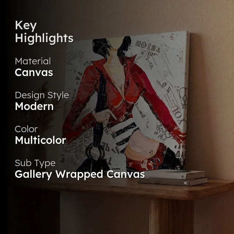 Fashion Street Canvas Wall Painting media 2