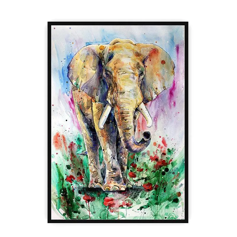 Grand Tusker Wall Painting media 2