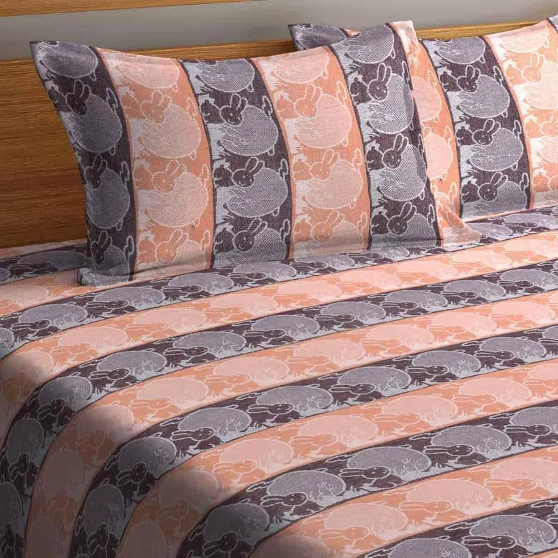 Cutie-Potuti Bedcover - Grey/Orange media 5