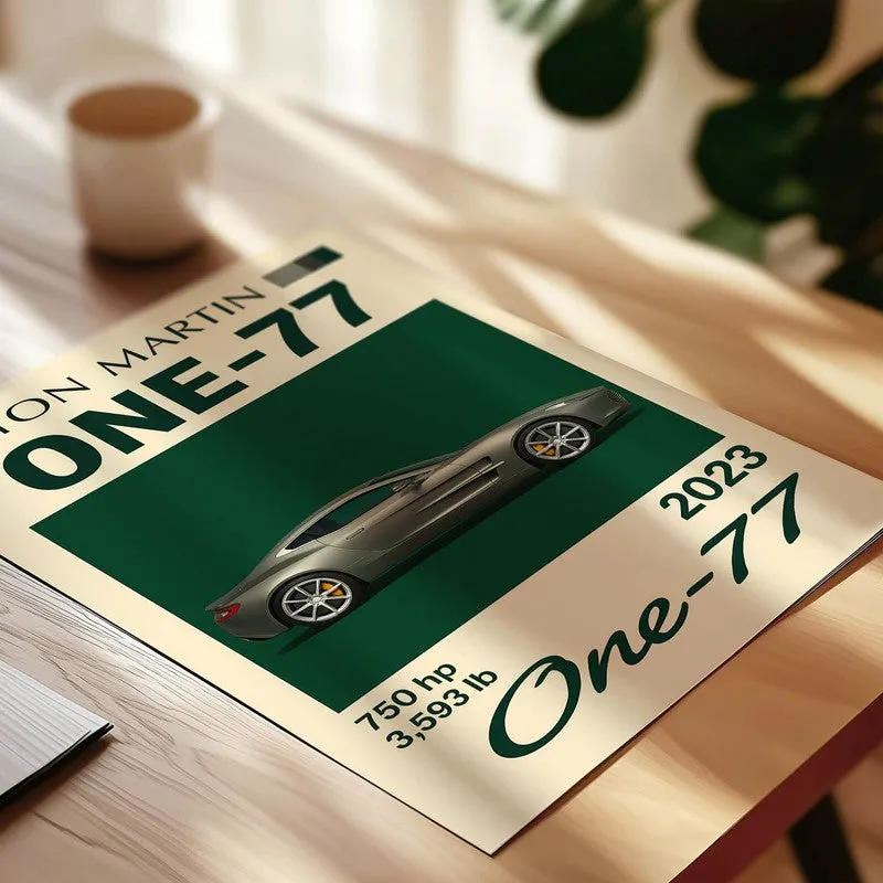 Aston Martin One-77 Wall Poster media 4