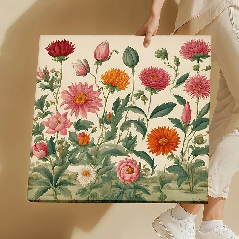 Ethnic Petals Canvas Wall Art media 4