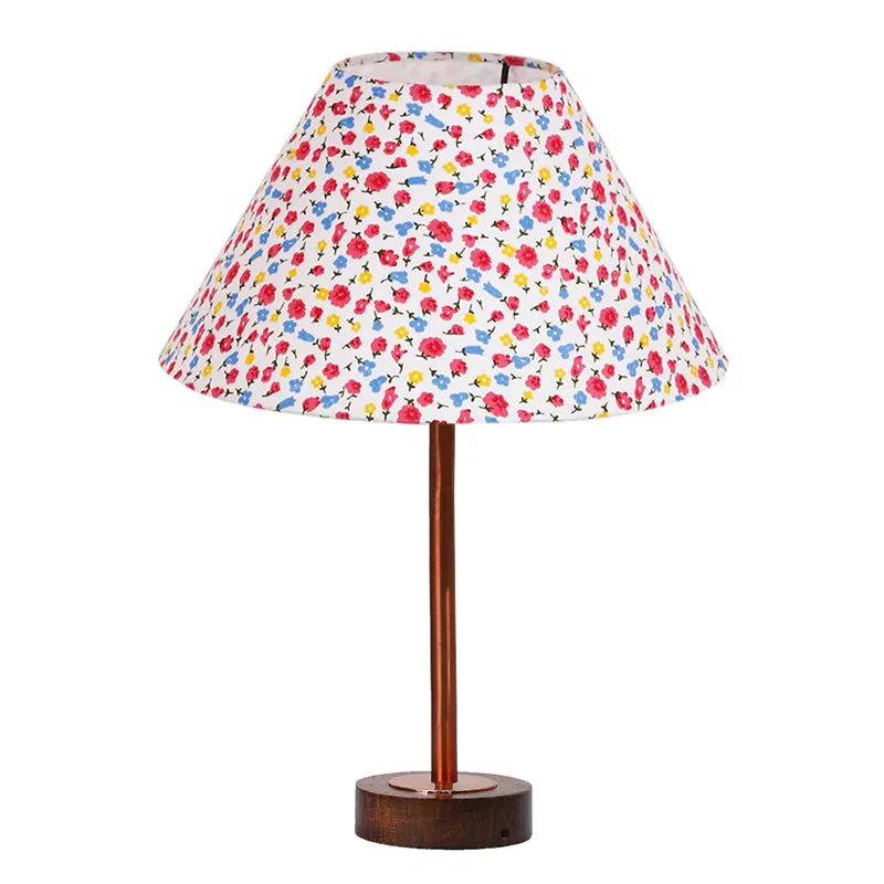 Lushora Cone Rodin Wooden Table Lamp - Multicolor media 4