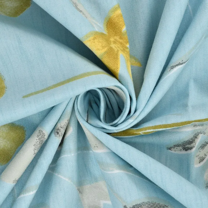 Petal Whisper King Microfiber Bedsheet - 150 GSM media 5
