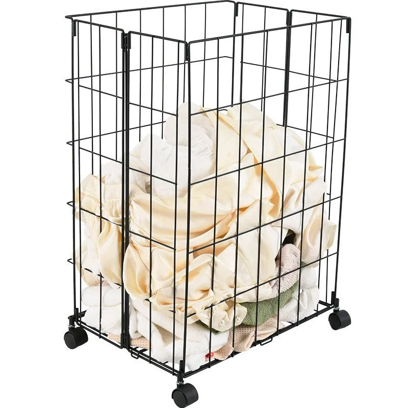 Tidygo Foldable Iron Laundry Basket - Black media 4