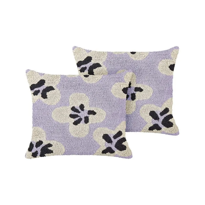 Thread Aura Tufted Cotton Cushion Cover - Set of Two - 4
