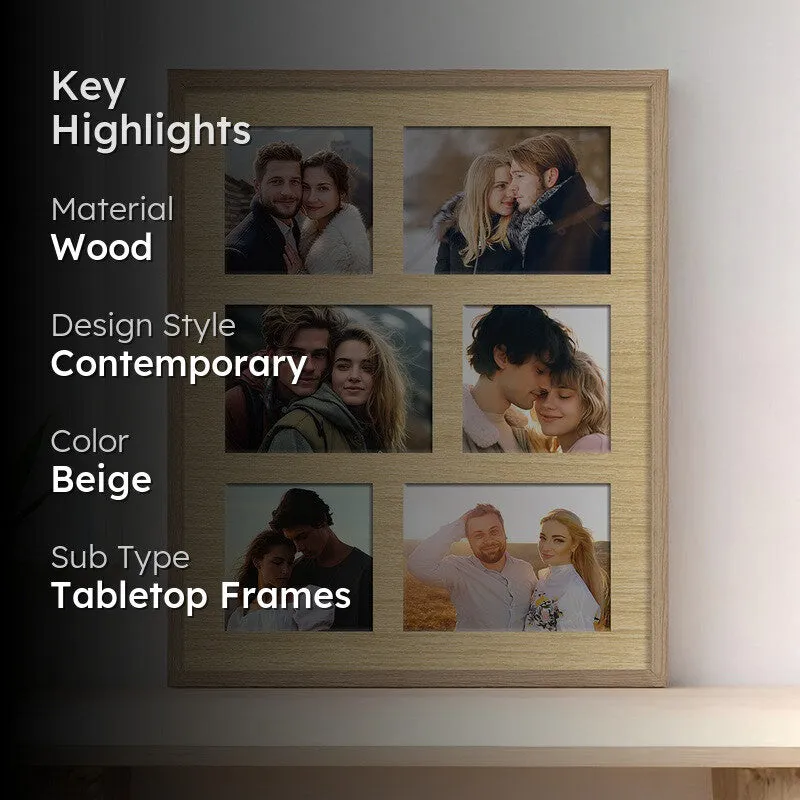 Forever Collage Photo Frame - Beige media 2