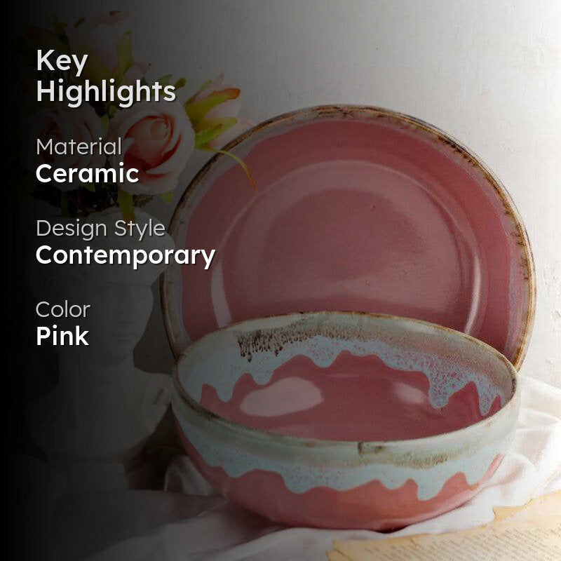 Aldia Handmade Serving Bowl - 700 ML media 2