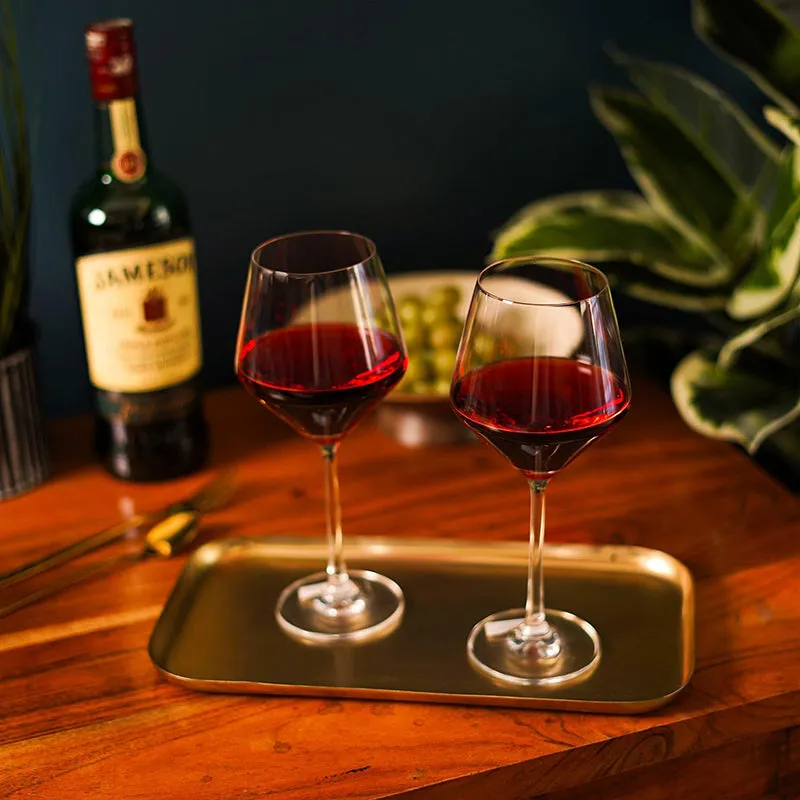 Vintage Vino Red Wine Glass (450 mL) - Set Of Four media 4