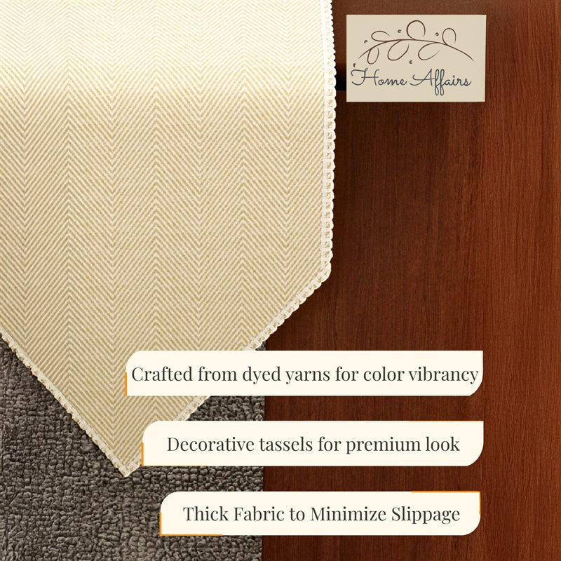 Flotrail Cotton Table Runner - Cream image 5