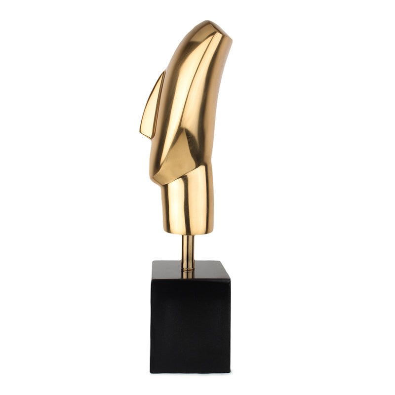 Muse Mundane Head Showpiece - Gold media 4