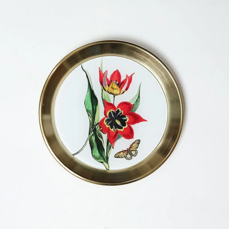 Crimson Glory Enamel Wall Plate media 3