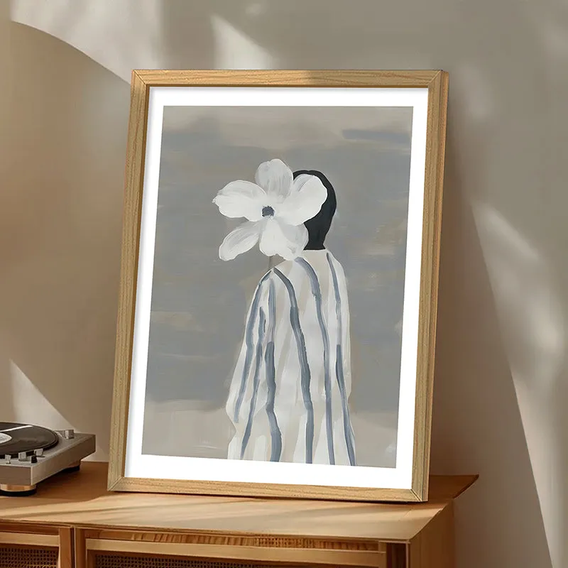 Petal Striped Femme Wall Art media 2
