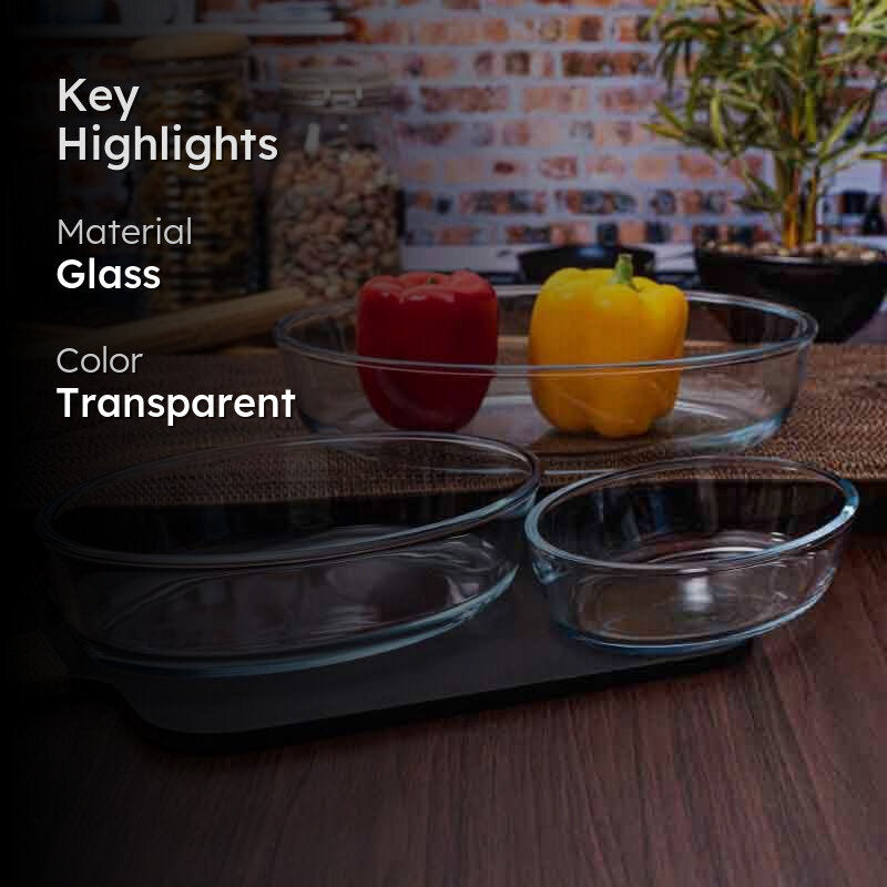 Bake O'Fav Baking Tray (Oval) - Set of Three image 2